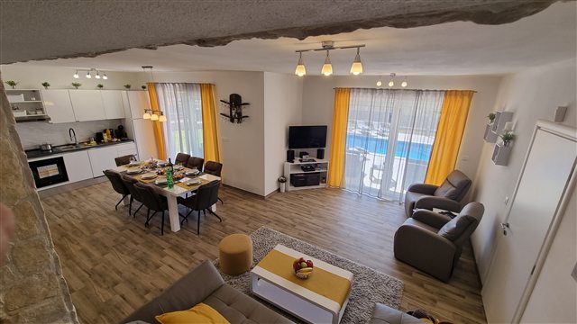 Indoor dining area